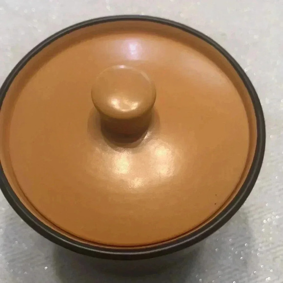 Mikasa Orange Sherbet creamer and sugar set. - Picture 3 of 6